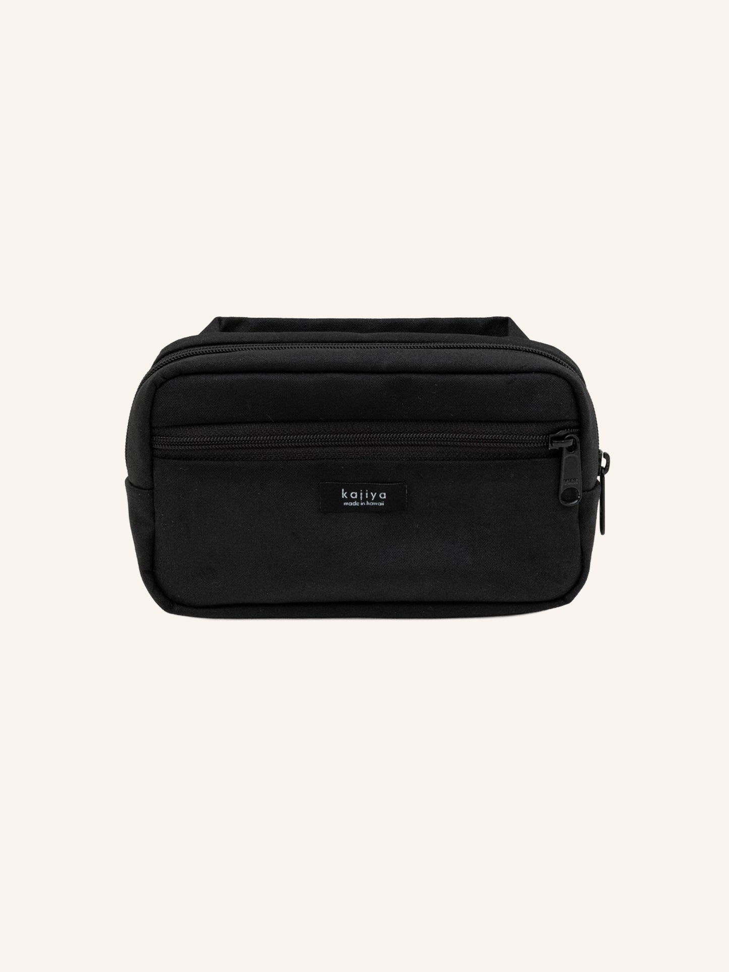 Fanny Pack - Black Waxed Canvas