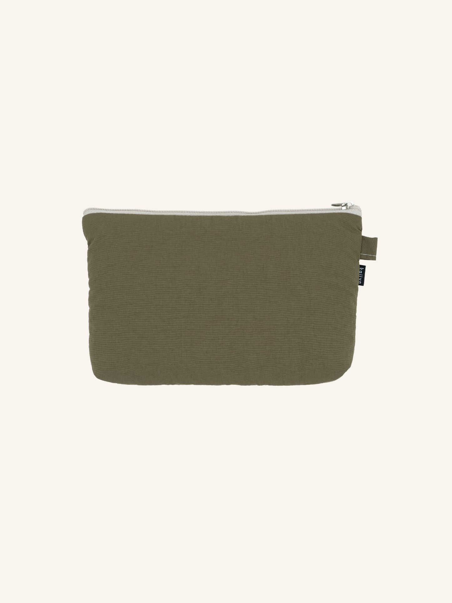 Zipper Pouch - Puffy Nylon Green