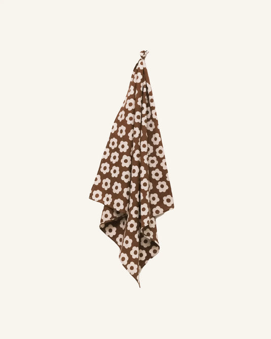 Bandana - Mocha Flower