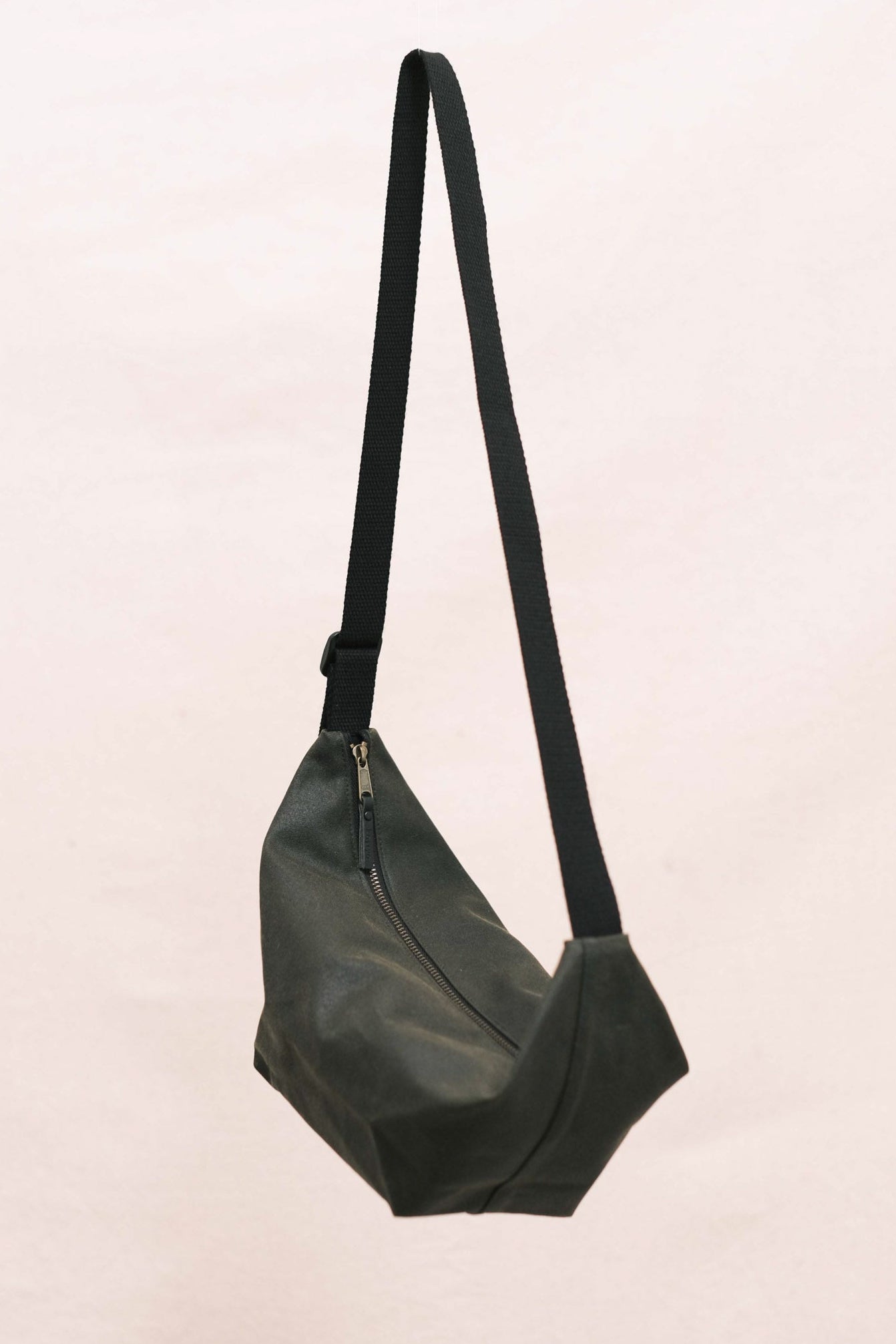 Waxed Canvas Sling - Army Green