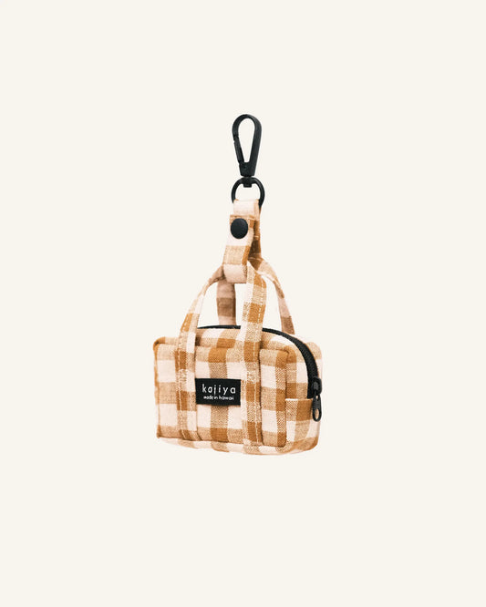 Micro Duffle Bag - Olive Gingham