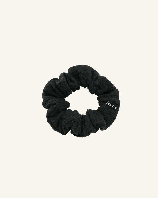 Scrunchie - Black Gauze