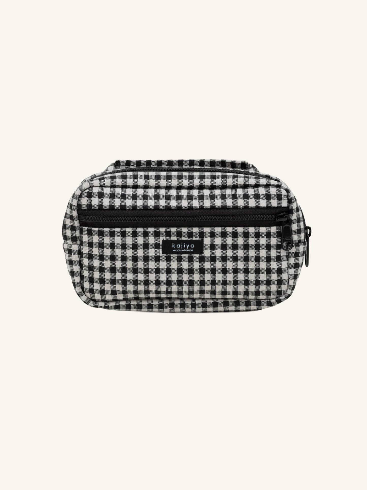 Fanny Pack - Black GIngham