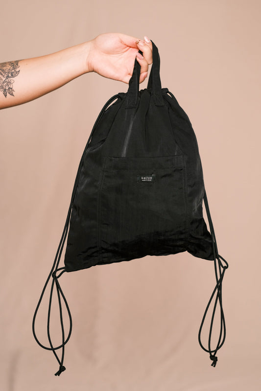 Nylon Drawstring Backpack