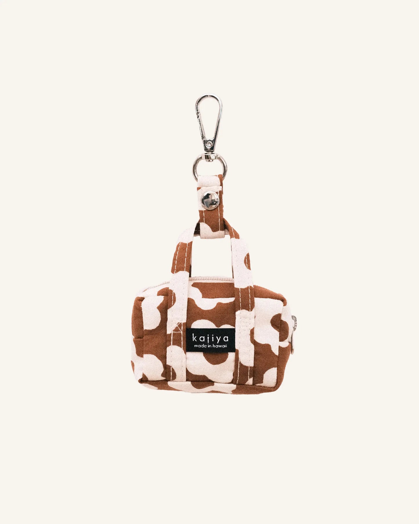 Micro Duffle Bag - Mocha Flower