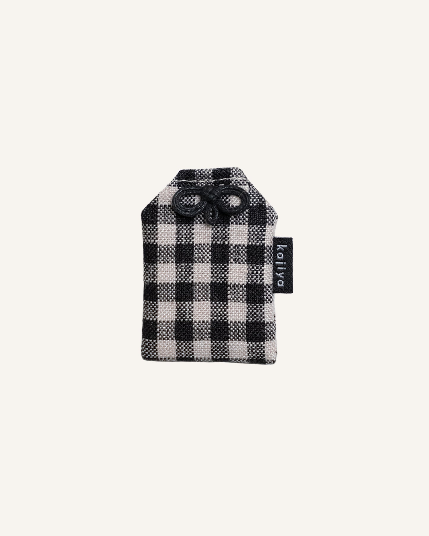 Omamori - Black Gingham