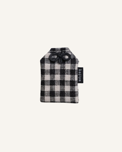 Omamori - Black Gingham