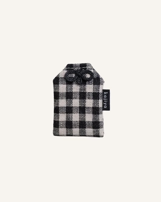Omamori - Black Gingham