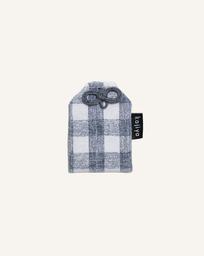 Omamori - Blue Gingham