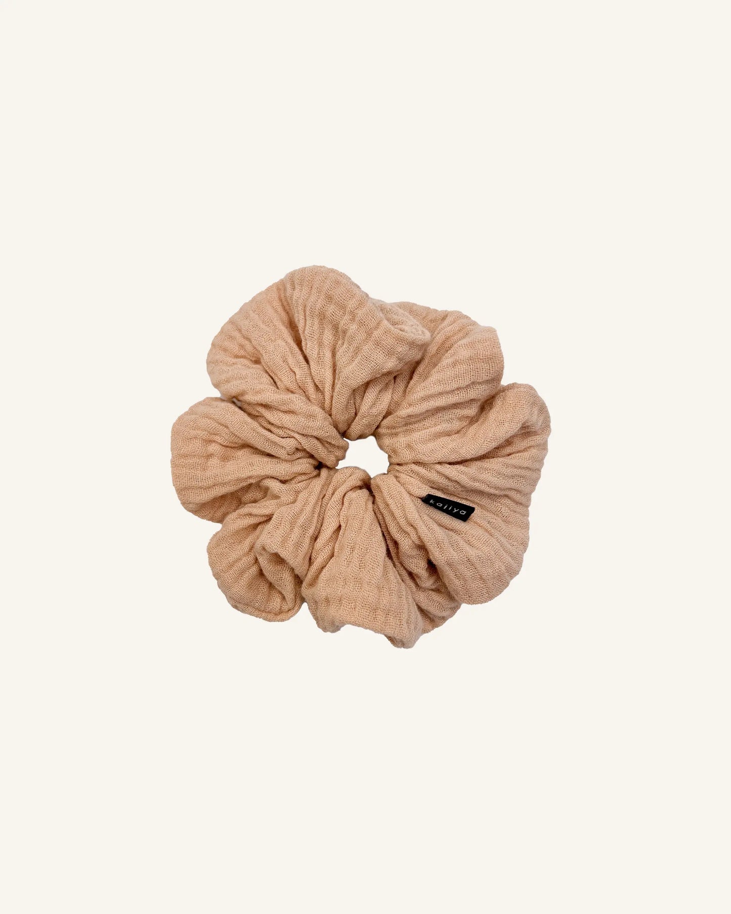 Scrunchie - Beige Gauze