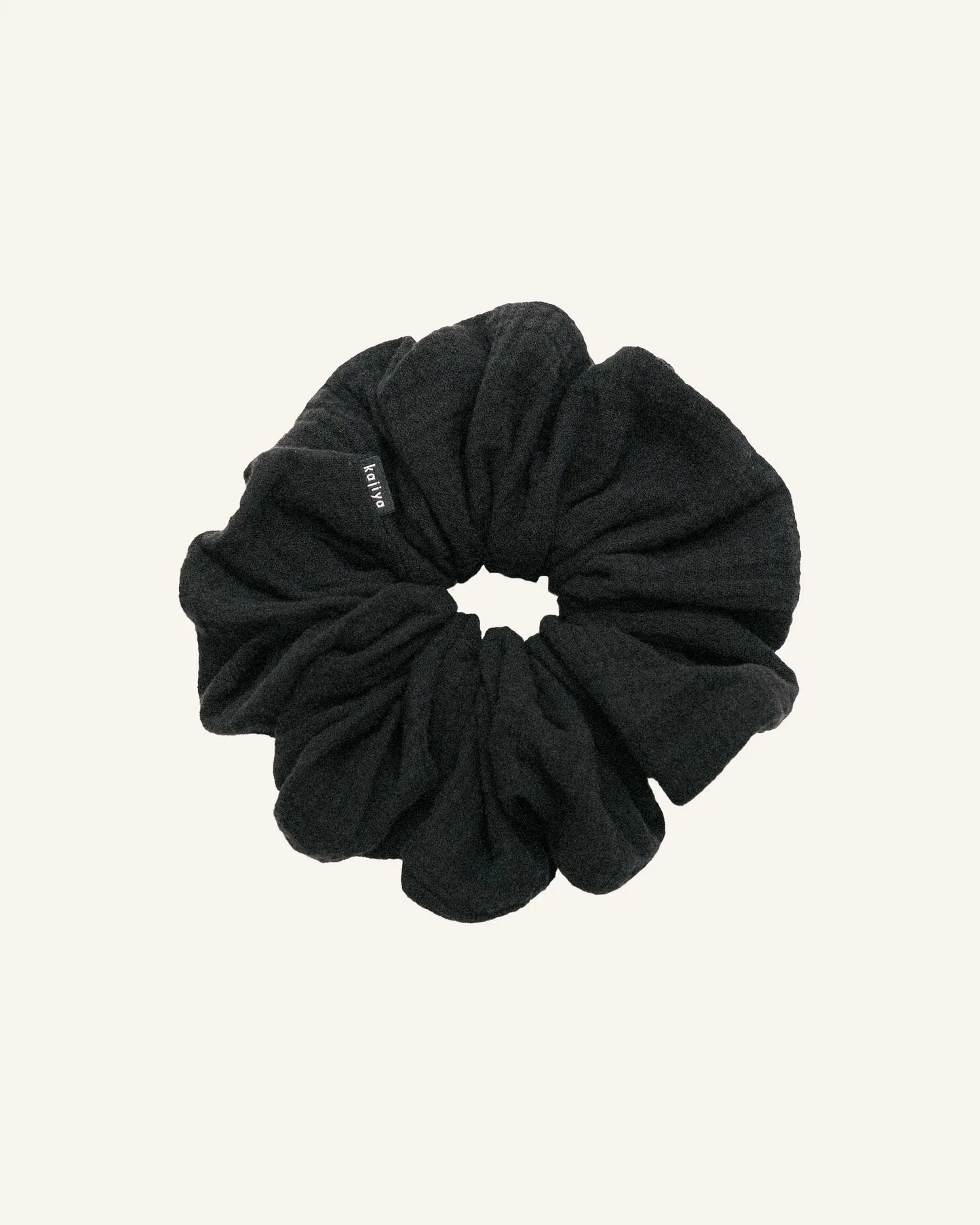Scrunchie - Black Gauze