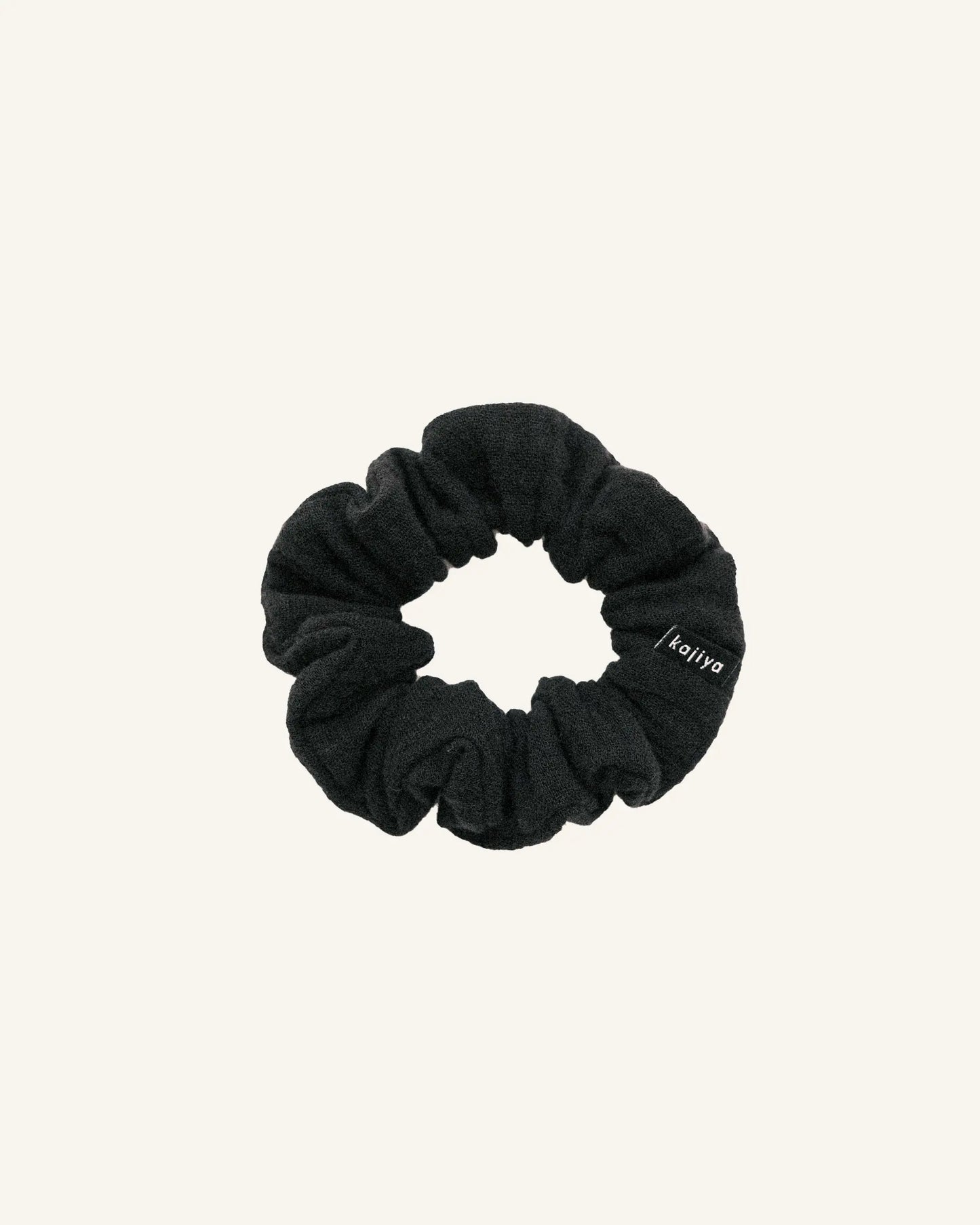 Scrunchie - Black Gauze