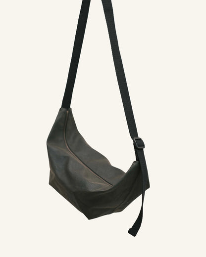 Waxed Canvas Sling - Army Green