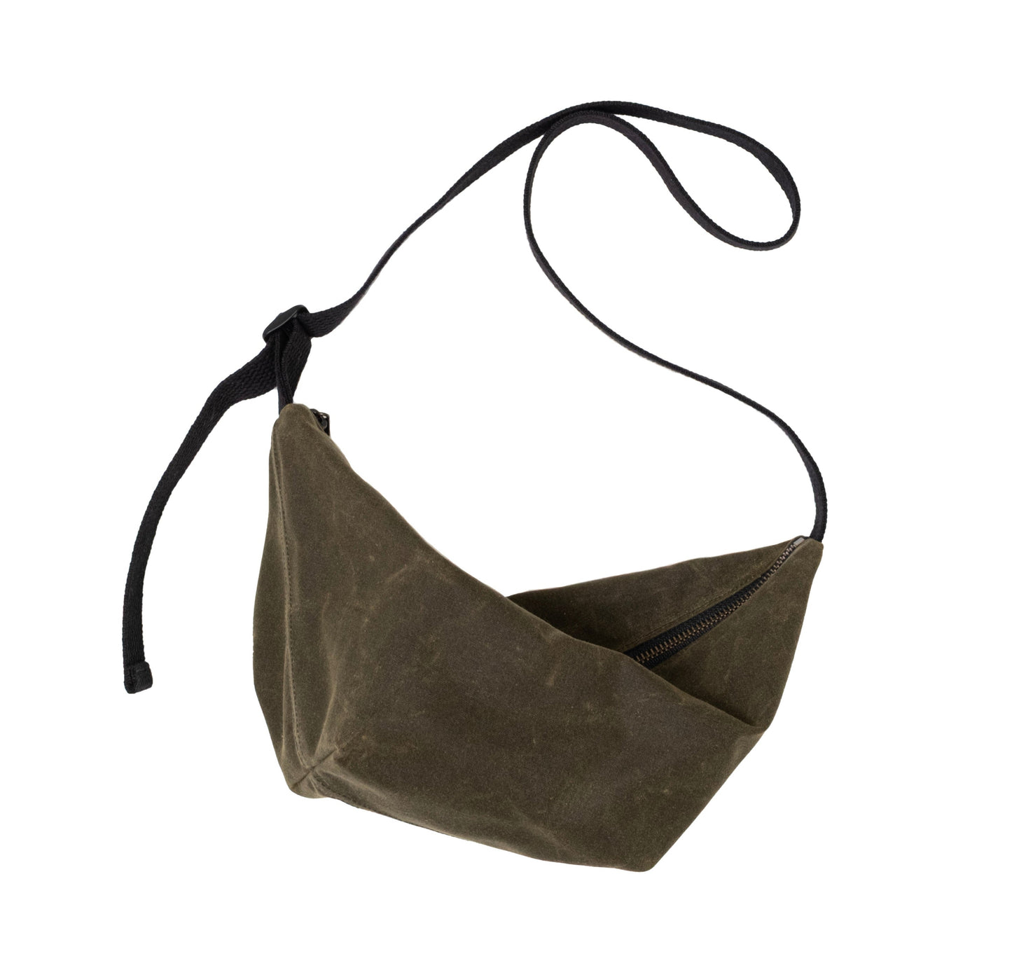 Waxed Canvas Sling - Army Green