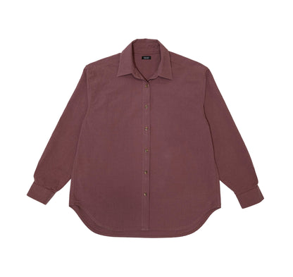 Plum Button Up