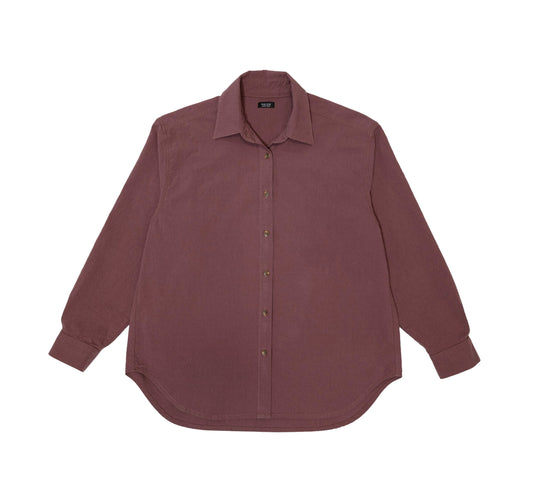 Plum Button Up